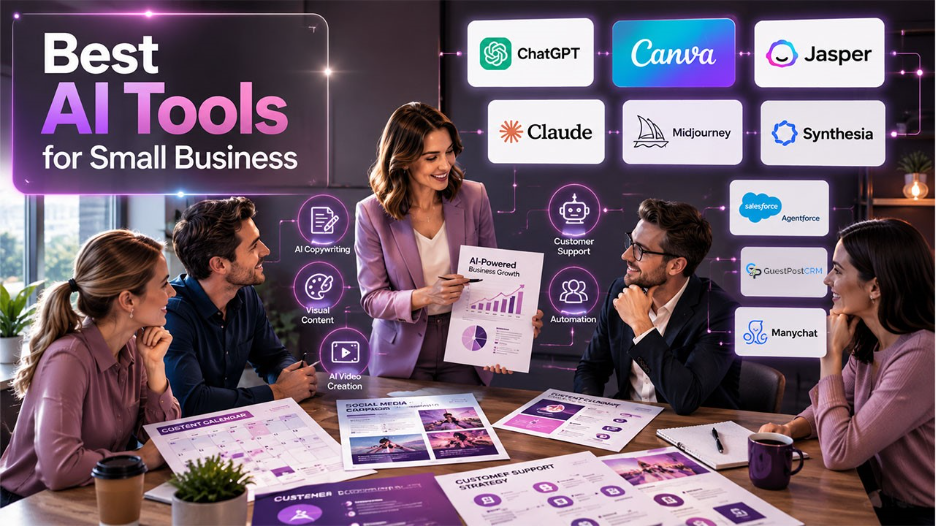 Best AI Tools for Small Businesses (Listed by Category)