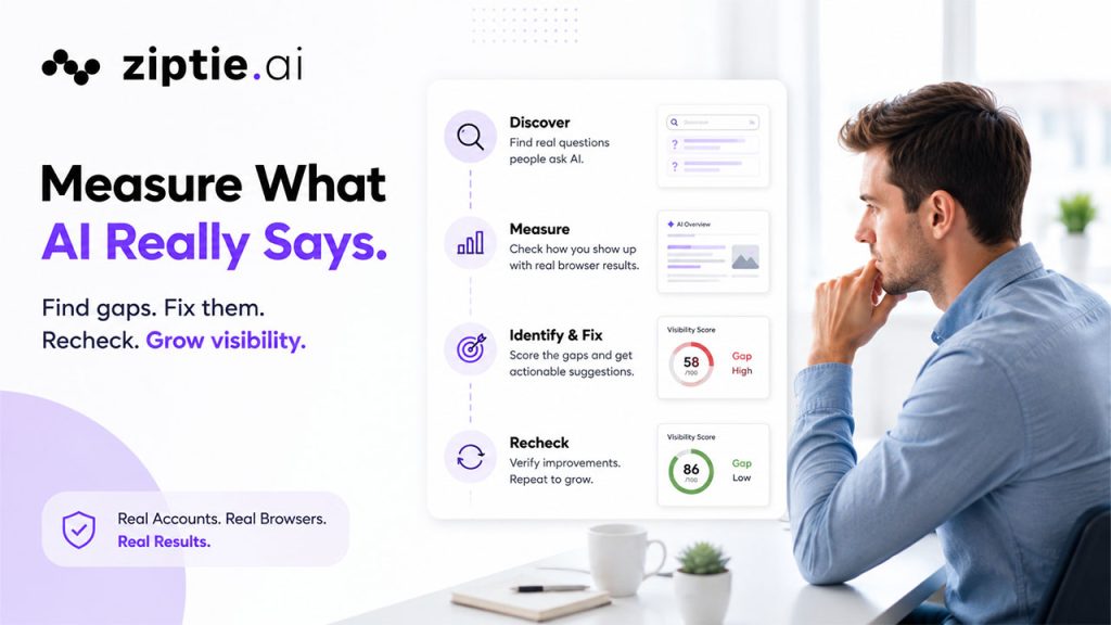 How Does Ziptie AI Search Analytics Work