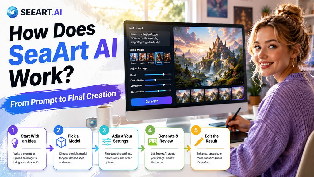 How Does SeaArt AI Work?