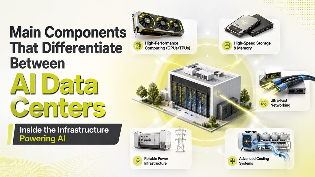 Main Components That Differentiate Between AI Data Centers